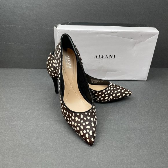 NWB Alfani Womens Jeules Leather Pumps - Picture 2 of 7